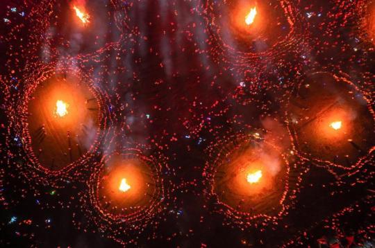 Guizhou lights up for annual Torch Festival